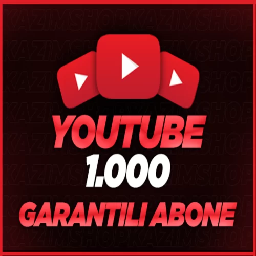  ⭐GARANTİLİ YOUTUBE 1.000 ABONE ⭐